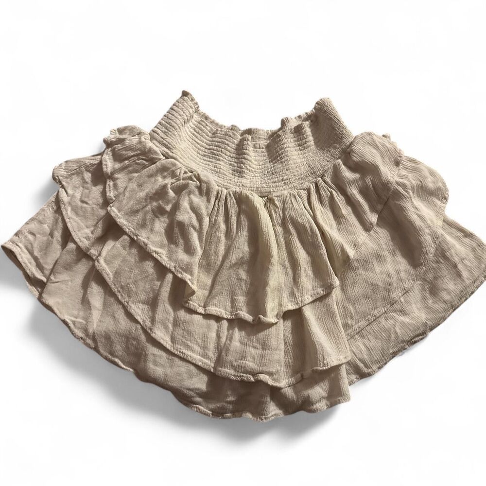 Sincerely-jules-for-bandier Women's Cream and Tan Skirt